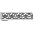 thumbnail image 3 of Abstract Fabric by the Yard, Monochrome Damask Style Motif Pattern on Plain Background, Decorative Upholstery Fabric for Sofas and Home Accents, White and Charcoal Grey by Ambesonne, 3 of 5