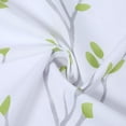 thumbnail image 5 of Leaf Floral Print Valance, Rod Pocket Branch Embossed Textured Short Curtain Valance, 5 of 7