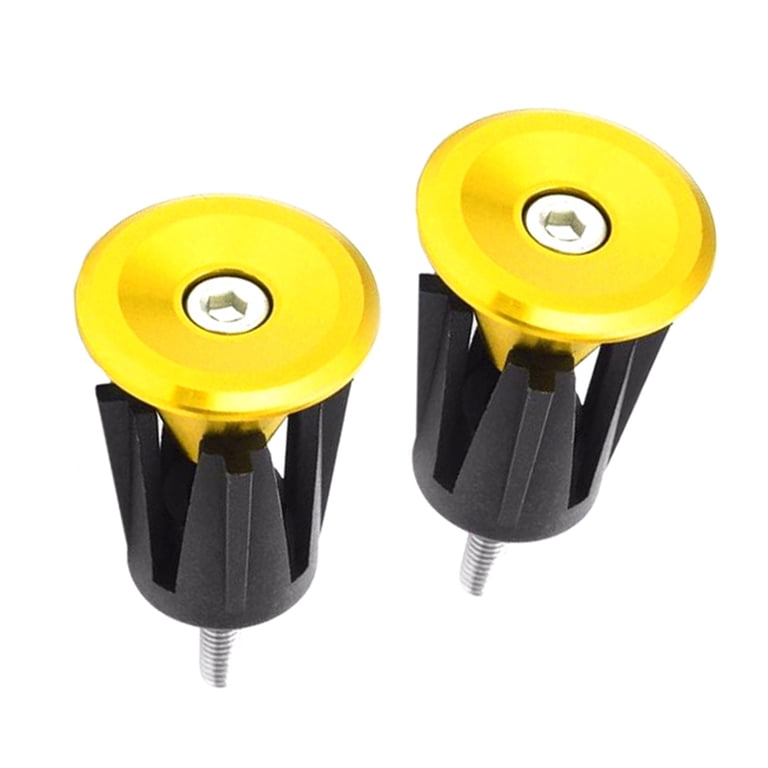 A Pair Bike Handlebar Bar End Plug Caps Bicycle Lightweight Anti-slip End Plug