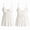 Z-White, variant on JSheng Women's Spaghetti Strap Babydoll Top V Neck Sleeveless Cami with Lace Trim and Tie Front Women Summer Tank Tops Z-Navy L