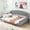 Gray, variant on Euroco Upholstery Tufted Full size Tufted Button Daybed Beige