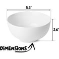 thumbnail image 3 of BTaT- White Cereal Bowls, Set of 12, 16 Ounces, Bowls, Cereal Bowl, White Bowls, Small Bowls, 3 of 8