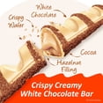 thumbnail image 5 of Kinder Bueno White Chocolate Bar with Crispy Wafer and Hazelnut Filling, 2 Individually Wrapped Bars per Pack - 1.4 oz, 5 of 16