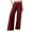 Wine, variant on vigerkar Wide Leg Pants for Women Cotton Linen Business Casual Long Trousers Palazzo Pants with Pockets , XL