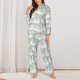 thumbnail image 2 of Fotbe White Birds Conjunto de Pijama de Manga Larga para Mujer con Estampado, Ropa de Dormir de 2 Piezas, Conjunto de Casa Suave y Cómodo con Bolsillos-XX-Large, 2 of 7