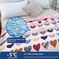 thumbnail image 7 of 39x59in Duvet Reversible Coverless Microfiber Soft Bed Quilt Softness Comfort and Lightweight Cooling Blanket, Machine Washable Sweats Throw Blanket Thin Breathable, 7 of 7