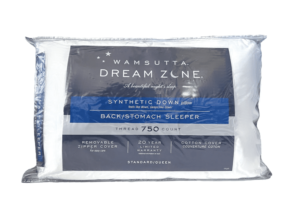 Wamsutta® Dream Zone Synthetic Down Pillow Back & Stomach Sleeper
