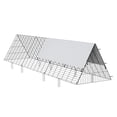 thumbnail image 4 of Chicken Tunnels, Chicken Tunnels for Yard, Portable Chicken Tunnels for Outside Easy Installation, Chicken Coop Run, Suitable for Chickens, Ducks, Rabbits 118.1 x 28 x 24.2 inch (LxWxH), 4 of 10