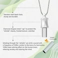 thumbnail image 2 of Breathing & Meditation Tuning Necklace 528 hz Whistle Necklace Breathwork Necklace Mindfulness Device for Anxiety & Stress Relief through Sound Healing Mindfulness and Meditation Gifts, 2 of 3