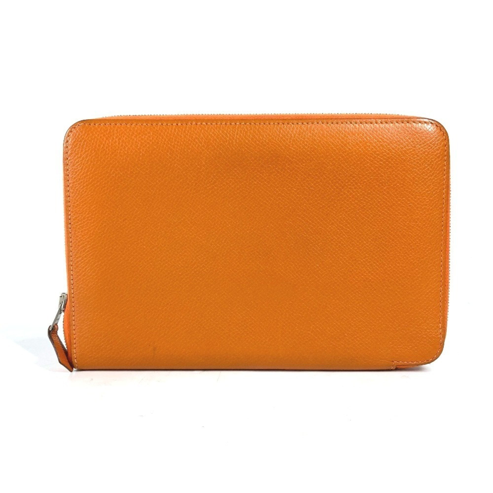 Pre-Owned Hermes Hermès Dogon GM Bifold Long Wallet Leather 