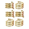 thumbnail image 1 of simhoa 6Pcs Napkin Holder Accessory Tableware Metal Iron Napkin Rings Serviette Buckles Aureate, 1 of 7