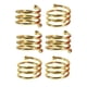 thumbnail image 1 of 6 servilleteros de metal para decoración de mesa, para eventos y bodas. Dorado, 1 of 7