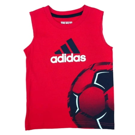 shirt adidas sleeveless athletic toddler soccer boys