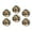 C2127, variant on Glass Refrigerator Magnet 6Pcs Magnetic Fridge Sticker,Decor for Kitchen,Whiteboard,Cabinet,Happy Corgi Wearing Headphones And Listening To Music