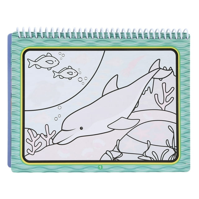 Libro de dibujo con agua NikouMX pintura para colorear portátil para niños