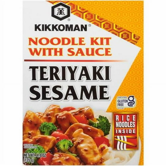 Kikkoman Teriyaki Sesame Noodles, 4.8 Oz - Pack of 2