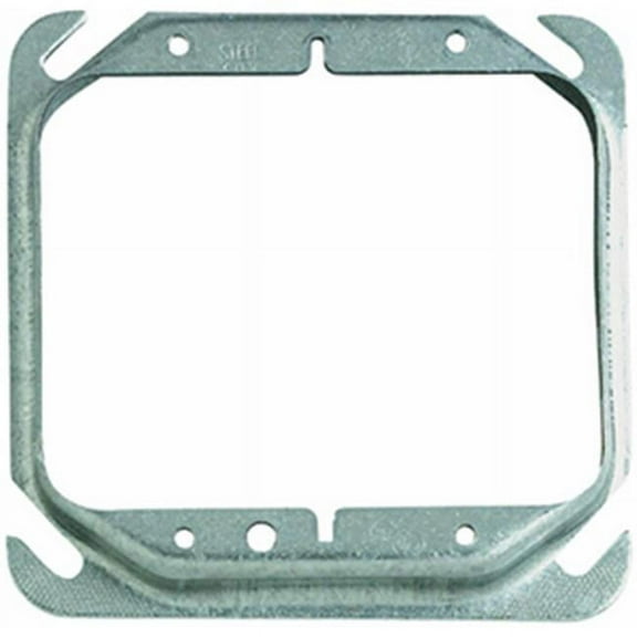 Thomas & Betts 52C185-8-25 4 x 0.63 in. Raised 2 Gang Square Device Cover