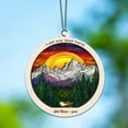 thumbnail image 6 of Mountain Range Stained Glass Suncatcher Ornament – Ornament Gift for Family, Friends, Men & Women, Christmas 2025 Keepsake, 6 of 6