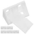 thumbnail image 6 of MRLESS 50pcs L Shaped Plastic Corner Brackets For Shelves Corner Braces Plastic Corner Brackets L Brackets with Cover For Cabinet Wardrobe Shelving, 6 of 6