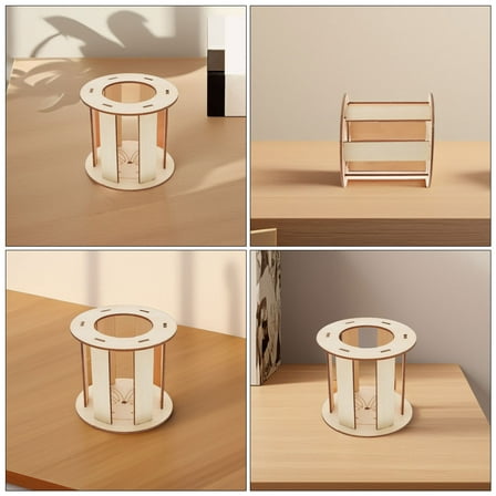 Baluue Hay Holder Guinea Pig Wood Multi 1Pcs Less Waste for Small Pet Supplies