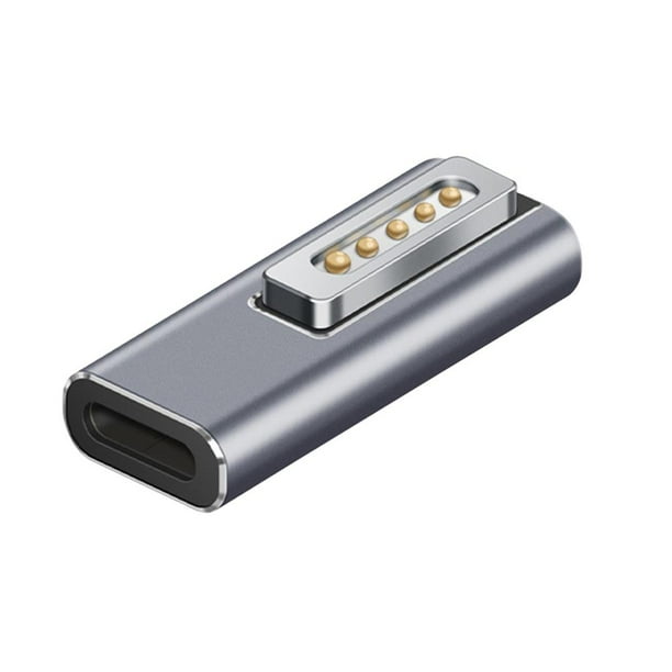 WDOplteas Adaptador Magnético USB PD Tipo C 10 Piezas para Convertidor Carga Rápida MacBook Pro