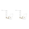 thumbnail image 4 of Kearding RecabLeght Rack Estante de baño sin perforaciones Cesta esquinera, 4 of 6