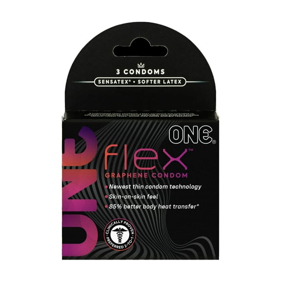 One Flex Ultra-Thin Condoms - Pack of 3