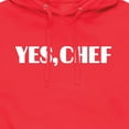 thumbnail image 3 of Instant Message - Yes Chef Diner Font - Men's Pullover Hooded Fleece Sweatshirt, 3 of 6