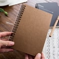 thumbnail image 7 of STONEGO Soft Cover Spiral Notebook with Natural Environmentally Friendly Blank Pages - Unlined Sketch Book Pad, Notepad with Durable Kraft Paper Cover for Creative Drawing, Writing, and Note-taking, 7 of 7