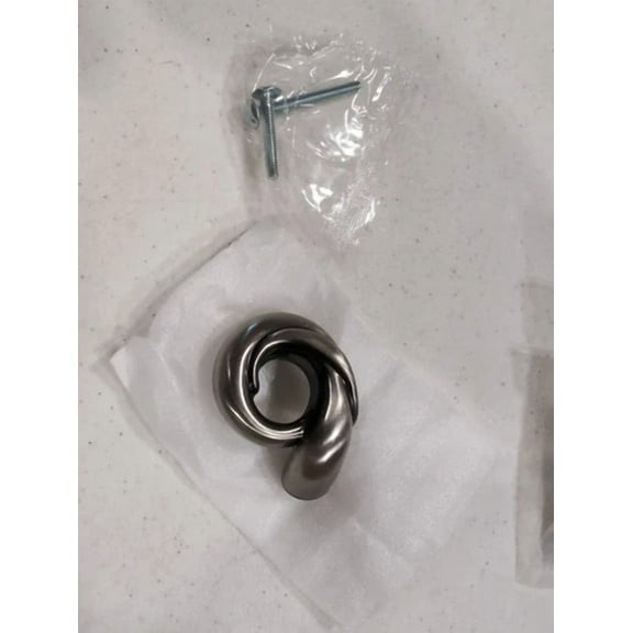 Belwith Keeler B072432-Ann Amaranta 2" Antique Nickel Brass Swirl Cabinet/Drawer