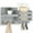 GRAY, variant on Rustic Wall Mounted Mail Organizer for Wall Entryway Decor Wooden Key Holder with Floating Shelf for Hanging Coats Dog Leashes