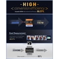 thumbnail image 2 of Inversor de corriente Ampeak de 2000 W, 12 V a 110 V, 3 salidas AC, 5 V/3,1 A, USB, 2 of 6