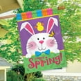 thumbnail image 4 of Briarwood Lane Happy Spring Rabbit Easter House Flag, 4 of 4
