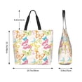 thumbnail image 4 of Xecao Retro Colorful Butterfly for Tote Bag for Women, Tote Shoulder Bag with a littlw pocket and Handbag for Travel, Work, 4 of 5