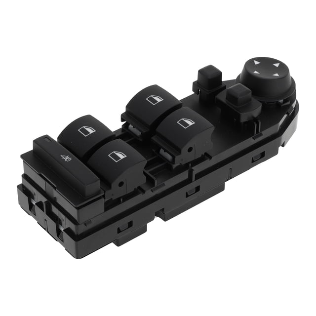 Interruptor de ventana eléctrica Unique Bargains No.61316951909 Interruptor de control de ventana para BMW 525i 2004 2005 Base 2.5L L6 - Gas Plástico Negro
