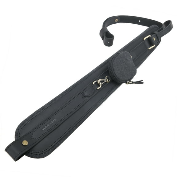 WAYNE'S DOG Hunting Rifle Carry Sling Leather & Canvas Shotgun Shoulder Strap