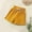 Yellow, variant on NAISIBABY Denim Shorts for Girls, Elastic Waist Solid Color Ripped Kids Casual Outwear Jeans Yellow 1-2T