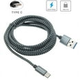 thumbnail image 3 of Type-C 10ft USB Cable w 36W Quick Home Charger K1M for Acer Liquid Jade Primo - Alcatel PulseMix, 7, Idol 5S 5 4S - ASUS Zenfone V Live, ROG Phone, AR 6 5z 4 Pro - Blackberry Motion, Key2, 3 of 11