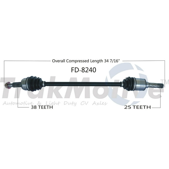 CV Axle Shaft Fits select: 2012-2014 FORD EDGE, 2012-2015 LINCOLN MKX