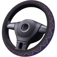 thumbnail image 3 of Ethnic Tribal Aztec Style Boho Car Accessories Steering Wheel Covers Anti Slip Neoprene for Men Women Universal 15 Inch, 3 of 8