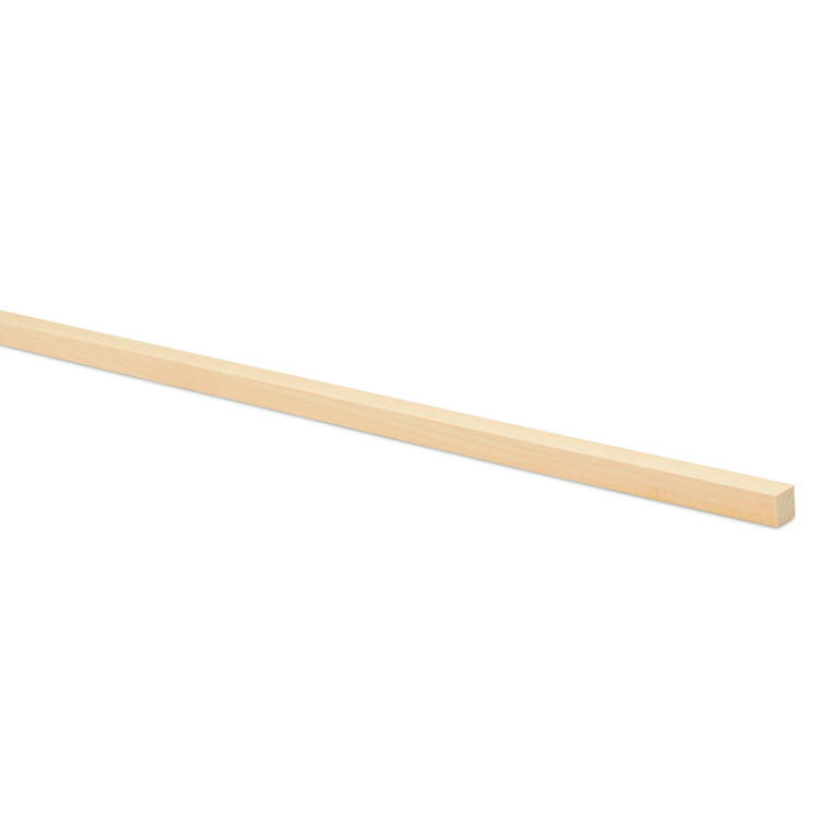 Creativity Street Natural Wood Dowels, 0.375 x 36 Inches, Pack of 12