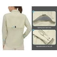 thumbnail image 5 of Little Donkey Andy Women's UPF 50+ Long Sleeve UV Sun Protection Shirt Breathable Quick Dry Fishing Hiking Outdoor Shirt Light Khaki Heather XS, 5 of 6