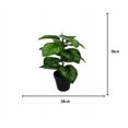thumbnail image 2 of Planta artificial Brillar de simulación de flores falsas manzana verde grande en maceta, 2 of 5