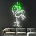 thumbnail image 4 of Handmadetneonsign Frog Martini Neon Light, Frog Martini Led Light, Frog Martini Led Sign, Frog Neon, 4 of 5