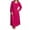 Raspberry, variant on Women's Shadowline 33280X Plus Petals 53 Inch Long Sleeve Gown (Raspberry 3X)