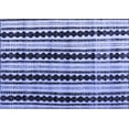 thumbnail image 1 of Ahgly Company Indoor Rectangle Abstract Blue Modern Area Rugs, 2' x 4', 1 of 4