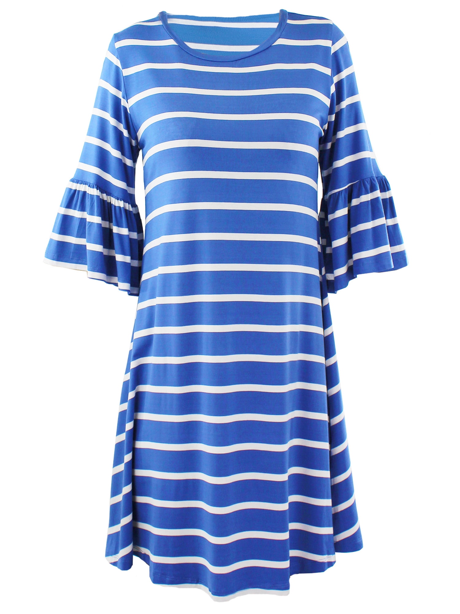 walmart blue dress