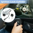 thumbnail image 4 of Cilindro de bloqueo de encendido Unique Bargains No.D8700ZW80A/D8700EL50A para Nissan Versa 2007-2012 para Nissan Sentra 2013-2019 cilindro de interruptor de encendido con 2 llaves, 4 of 7