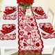thumbnail image 1 of Juego de camino de mesa y manteles individuales con diseño de corazón para el día de San Valentín, suministros para cenas de encaje, 1 of 8