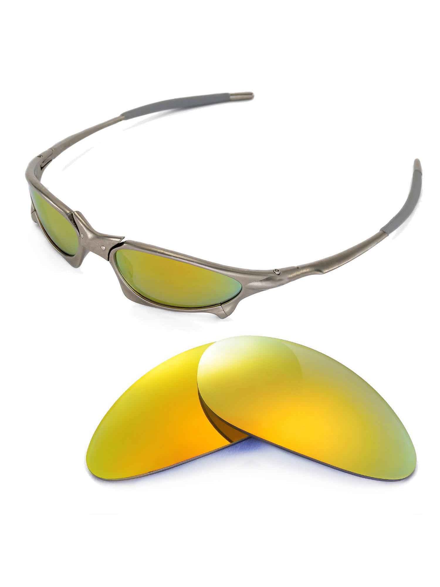 Walleva 24K Gold Polarized Replacement Lenses for Oakley Penny 